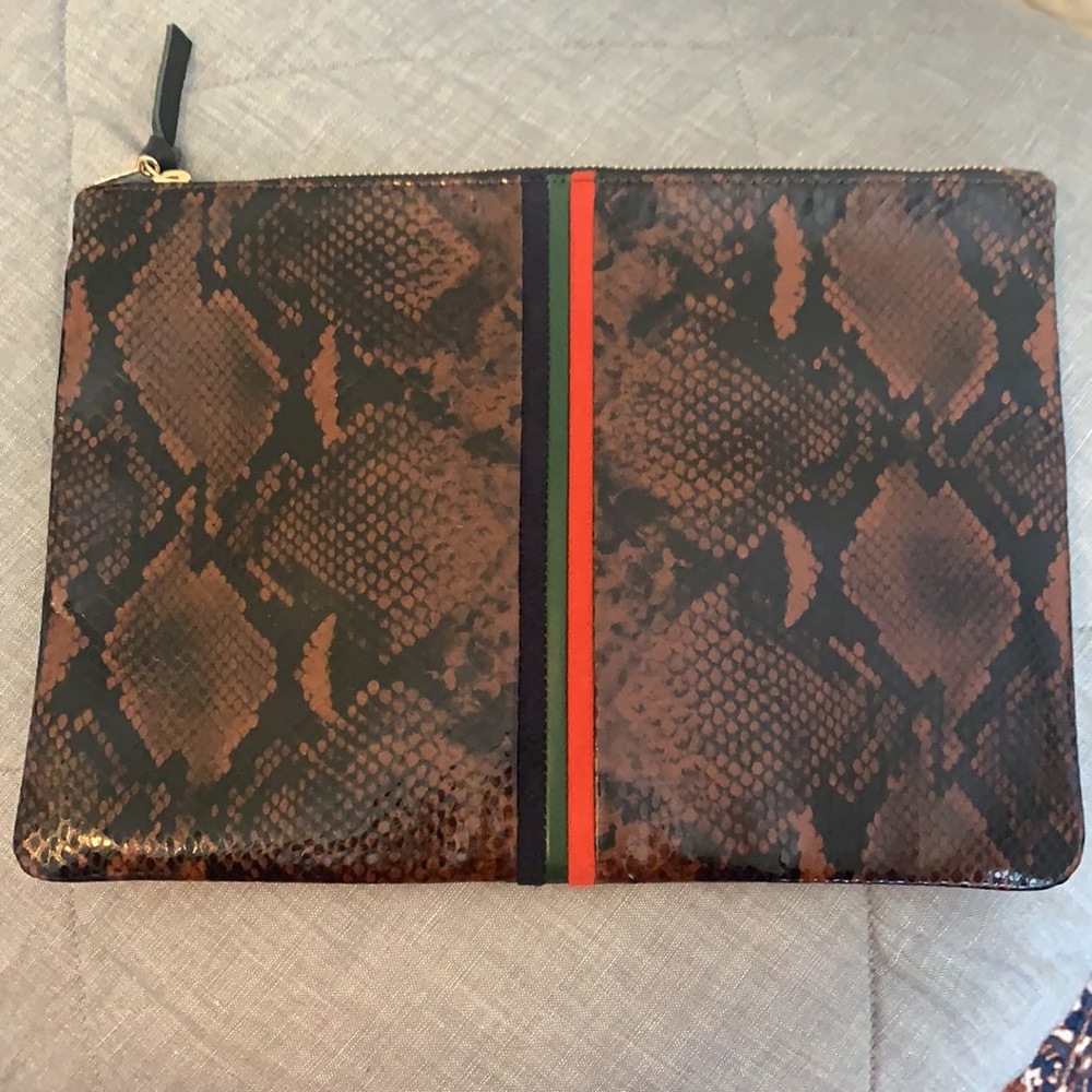 Clare V. Limited Edition Python Clutch - image 2